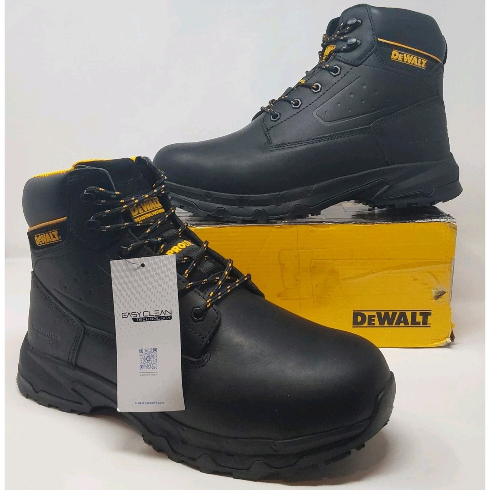 Dewalt Halogen Work Boots Mens 11 Steel Toe Prolite Safety Black 77366